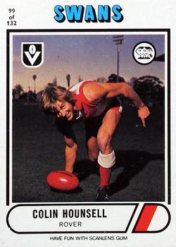 1976 Scanlens VFL #99 Colin Hounsell Front